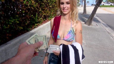 Bikini Teen Sucks Cock For Money 8