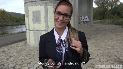 Czech Stewardess Loves Money 6