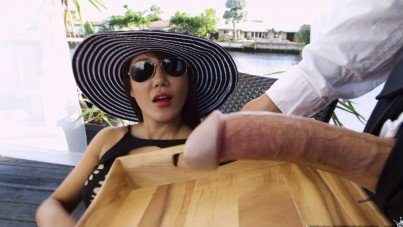 Hard Dick On The Tray For The Rich Asian Cougar 2