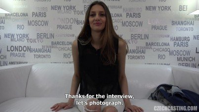 Shy 19-Year Old Iveta, Interview And Fuck 9